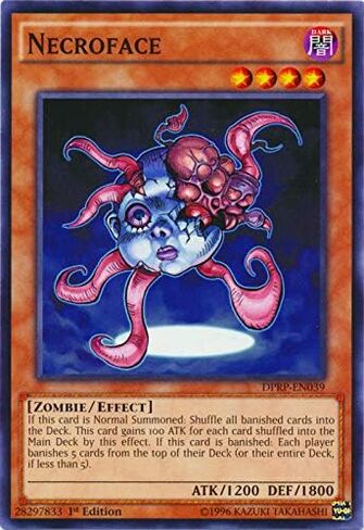YU-GI-OH! - Necroface (DPRP-EN039) - Duelist Pack: Rivals of The Pharaoh - 1st Edition - Common in Saudi Arabia