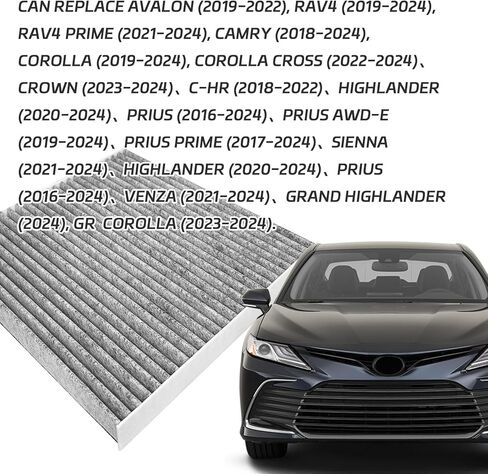 Cabin Air Filter, Car Fresh Breeze Air Filter Replacement for CF10134, Honda, Civic, CR-V, Odyssey, Acura, CSX, ILX, MDX, RDX, Compartment Air Filters with Activated Carbon for Car Passenger in Saudi Arabia