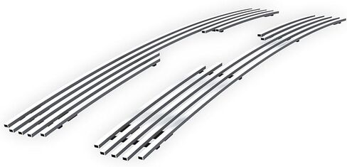 APS Premium Stainless Steel SS Chrome Billet Grille Grill Insert Compatible with Ford Escape 2008 2009 2010 2011 2012 Main Upper N19-A38756F in Saudi Arabia