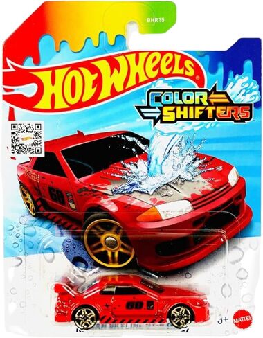 Hot Wheels Color Shifter Nissan Skyline GT-R for 3 Years & Above (Red) in Saudi Arabia