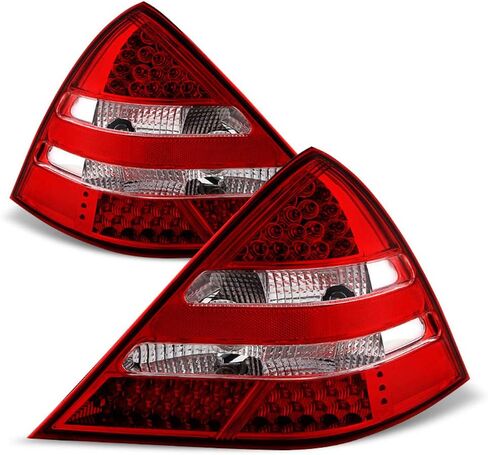 Compatible with 1998-2004 Mercedes Benz R170 SLK230/ SLK320 Red LED Tail Lights Lamps Left+Right in Saudi Arabia