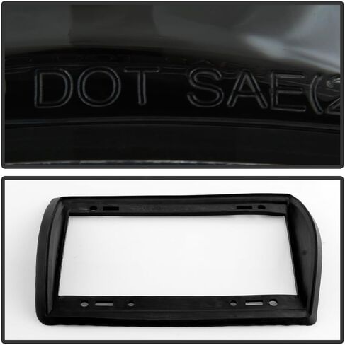 ACANII-For 2000-2006 Ford Excursion 95-06 Econoline Van E-Series أضواء خلفية مدخنة زوج مصابيح الفرامل يسار + يمين in Kuwait