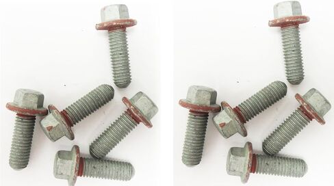 General Motors LS1 LS2 LS6 LS7 Camshaft Bolts, Pack of 10, 1997-2018, OEM 12556127, Silver, Hex Head, M4 Thread, Right Hand, Grade 2 Carbon Steel, Zinc Finish in Saudi Arabia