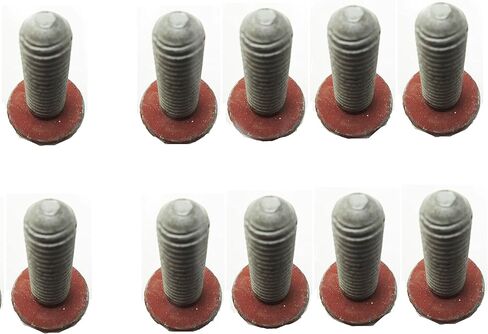General Motors LS1 LS2 LS6 LS7 Camshaft Bolts, Pack of 10, 1997-2018, OEM 12556127, Silver, Hex Head, M4 Thread, Right Hand, Grade 2 Carbon Steel, Zinc Finish in Saudi Arabia