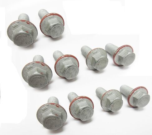 General Motors LS1 LS2 LS6 LS7 Camshaft Bolts, Pack of 10, 1997-2018, OEM 12556127, Silver, Hex Head, M4 Thread, Right Hand, Grade 2 Carbon Steel, Zinc Finish in Saudi Arabia