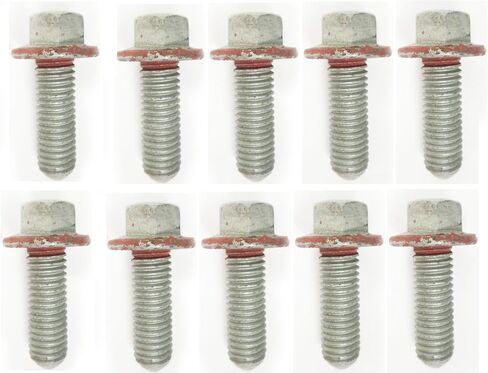 General Motors LS1 LS2 LS6 LS7 Camshaft Bolts, Pack of 10, 1997-2018, OEM 12556127, Silver, Hex Head, M4 Thread, Right Hand, Grade 2 Carbon Steel, Zinc Finish in Saudi Arabia