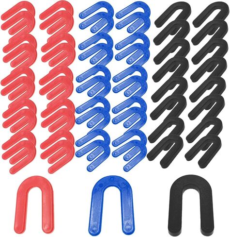 Auto Lift Installation Leveling Shim Kit Plastic Shims,2-Post 4-Post Lift Shims for Surface Mount Automotive Car Repair, Black, Red, Blue (60 shims) in Saudi Arabia
