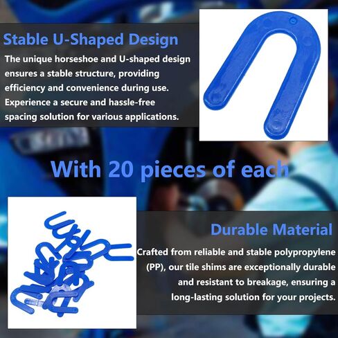 Auto Lift Installation Leveling Shim Kit Plastic Shims,2-Post 4-Post Lift Shims for Surface Mount Automotive Car Repair, Black, Red, Blue (60 shims) in Saudi Arabia