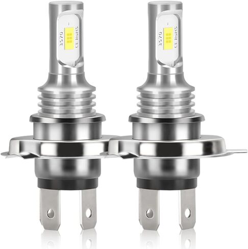 H4/9003 LED Headlight Bulb 6000K Cool White, Super Bright Plug-and-Play Replacement for Honda NPS50 Ruckus 50 2003-2004-2005-2006-2007-2008-2009-2010-2011-2012-2013-2014-2015-2016 Scooter (2 Bulbs) in Saudi Arabia