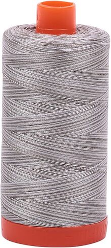 خيط تطريز قطني Aurifil Mako متنوع 50 واط 1422 ياردة فضي in Kuwait