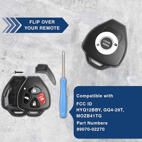 البعيد مفتاح فوب شل كيت 4btn حالة لتويوتا سليل سوبارو (HYQ12BBY، GQ4-29T، MOZB41TG) in Kuwait