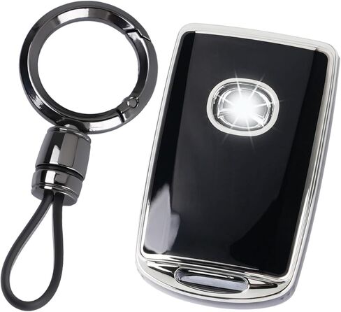 WJS Key Fob Cover,Car Key Case Shell Protector Compatible with 2019-2026 Mazda 3 6 CX-30 CX-5 CX-9 CX-50 CX-70 CX90 MX-5 Miata (Black) in Saudi Arabia
