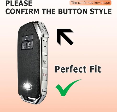 for KIA Key Fob Cover Keychain Accessories Compatible with Carnival(2022-2024) in Saudi Arabia