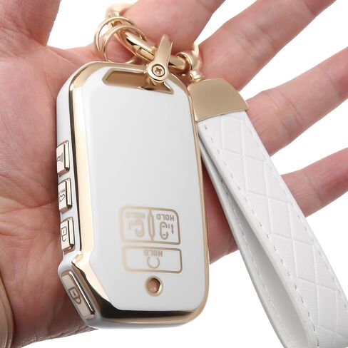 for KIA Key Fob Cover Keychain Accessories Compatible with Carnival(2022-2024) in Saudi Arabia