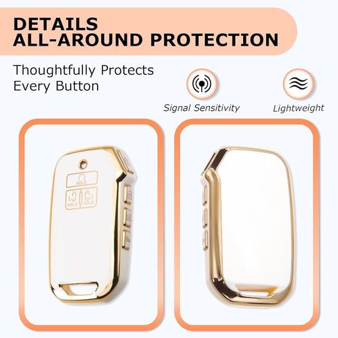 for KIA Key Fob Cover Keychain Accessories Compatible with Carnival(2022-2024) in Saudi Arabia