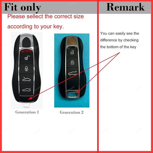 Real Carbon Fiber Smart Remote Keyless Key Cover Trim Cover for Porsche Boxster Turbo Cayenne Panamera Macan Cayman 911 918 996 997 991 in Kuwait