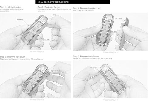 Real Carbon Fiber Smart Remote Keyless Key Cover Trim Cover for Porsche Boxster Turbo Cayenne Panamera Macan Cayman 911 918 996 997 991 in Kuwait