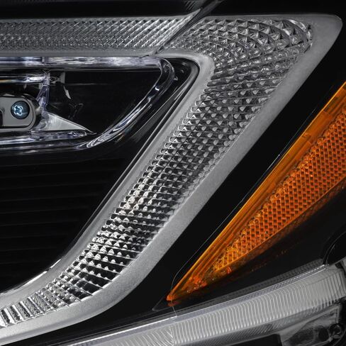 AKKON - يناسب 2016-2021 Honda Pilot 17-20 Ridgeline جهاز عرض هالوجين أسود للسائق + الركاب مع تشغيل LED DRL in Kuwait