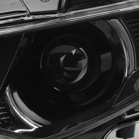 AKKON - يناسب 2016-2021 Honda Pilot 17-20 Ridgeline جهاز عرض هالوجين أسود للسائق + الركاب مع تشغيل LED DRL in Kuwait