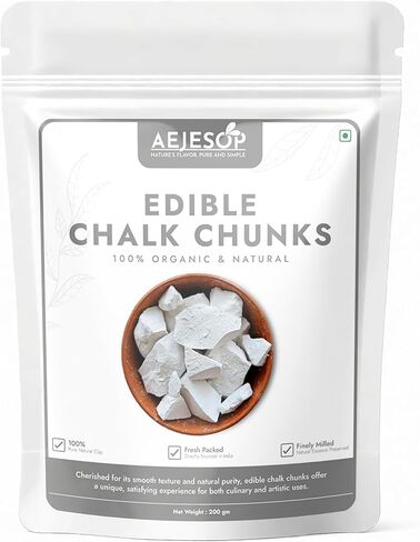 AEJESOP CHERNIGOV Edible Chalk Chunks (Lump), Natural Edible Clay,7oz(200g) in Saudi Arabia