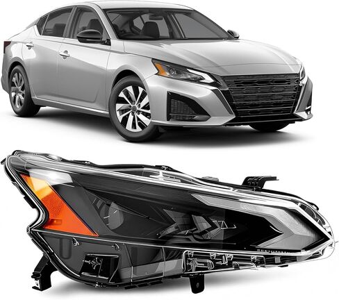 مجموعة المصابيح الأمامية الجانبية للركاب من Nakkaa مع DRL متوافقة مع Altima SV/S/SR/SR Premium/SL/Platinum 2023-2025 للمصابيح الأمامية 26010-6CA0B 260106CA0B يمين in Kuwait