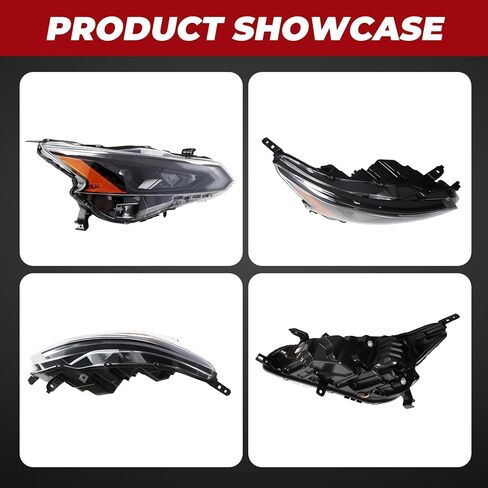 مجموعة المصابيح الأمامية الجانبية للركاب من Nakkaa مع DRL متوافقة مع Altima SV/S/SR/SR Premium/SL/Platinum 2023-2025 للمصابيح الأمامية 26010-6CA0B 260106CA0B يمين in Kuwait