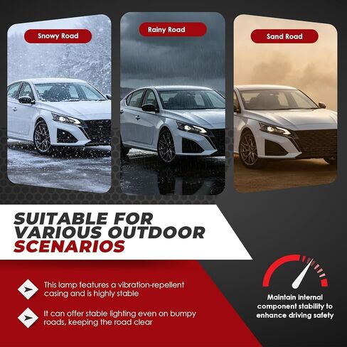 مجموعة المصابيح الأمامية الجانبية للركاب من Nakkaa مع DRL متوافقة مع Altima SV/S/SR/SR Premium/SL/Platinum 2023-2025 للمصابيح الأمامية 26010-6CA0B 260106CA0B يمين in Kuwait