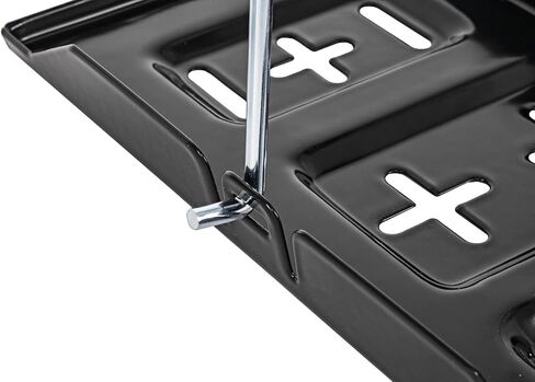 JEGS Steel Battery Tray Kit | Includes Tray, Hold Down, and Two J-Bolts | Corrosion-Resistant Vinyl Coating | 7in.Wide By 13in.Long in Saudi Arabia