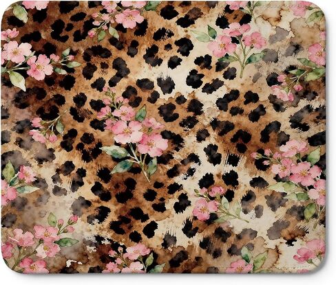Vintage Pink Floral Goose Mouse Pad, Book Lover Goose Gifts, Cottagecore Cute Bookish Animal Mouse Pads for Wireless Mouses Computers Laptop Desk Mat, 9.5x8 Inch in Kuwait