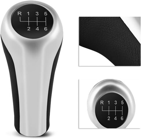 Acouto 6 Speed Shift Knob Car Manual Shifter Knob Gear Shift Lever Stick Head Fit for E36 E46 E39 E34 Z3 E90 E91 E92 X1 X3 X5 in Kuwait