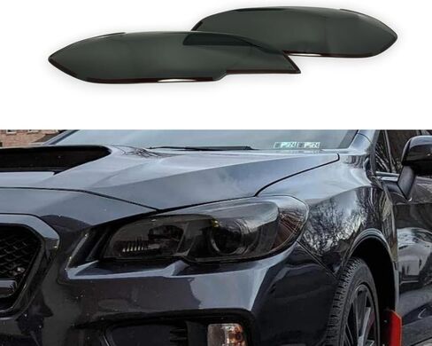 Smoked Acrylic Taillight Lamp Covers for Subaru WRX/STI 2015-2021 in Saudi Arabia
