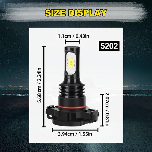 Light Bulbs Compatible for 2008-2015 Chevrolet Silverado 1500 2500 3500HD 5202 Fog Lights Combo Pack 800% Brightness with Cooling Fan Plug N Play Pack of 2 in Saudi Arabia