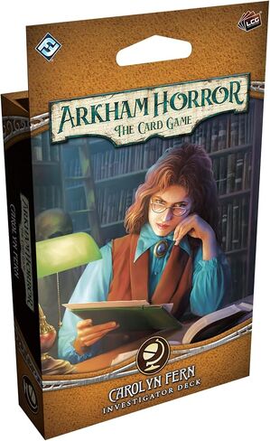 Asmodee Arkham Horror: The Card Game Carolyn Fern Investigator Deck - مجموعة أدوار الباحث مع قدرات الشفاء وإزالة الرعب، للأعمار من 14 عامًا فما فوق، 1-4 لاعبين، أكثر من 45 دقيقة من وقت اللعب in Kuwait