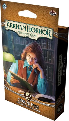 Asmodee Arkham Horror: The Card Game Carolyn Fern Investigator Deck - مجموعة أدوار الباحث مع قدرات الشفاء وإزالة الرعب، للأعمار من 14 عامًا فما فوق، 1-4 لاعبين، أكثر من 45 دقيقة من وقت اللعب in Kuwait