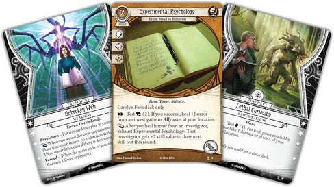 Asmodee Arkham Horror: The Card Game Carolyn Fern Investigator Deck - مجموعة أدوار الباحث مع قدرات الشفاء وإزالة الرعب، للأعمار من 14 عامًا فما فوق، 1-4 لاعبين، أكثر من 45 دقيقة من وقت اللعب in Kuwait