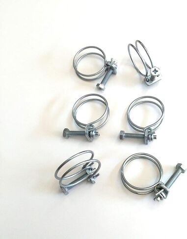 QTY 6 - COOLANT/RADIATOR HOSE CLAMPS 1 1/2" - FULL SET - SAMURAI '85-'95 in Kuwait