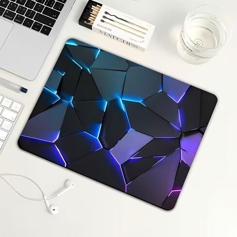 قطعة واحدة من لوحة ماوس الألعاب المطاطية ذات التصميم العالي التقنية والحساسة للضوء والمضادة للانزلاق، سطح أملس، ملحق سطح مكتب أنيق وجميل، مصمم خصيصًا للاستخدام في المكتب والكمبيوتر المحمول وسطح المكتب in Kuwait