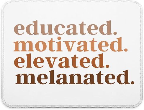 Inspirational Gifts for Black Women Girls Mouse Pad, African American Gifts Mouse Pad for Work Computers Laptop Home Office Dorm Desk Accessories, 9.5x7.9 Inch in Saudi Arabia