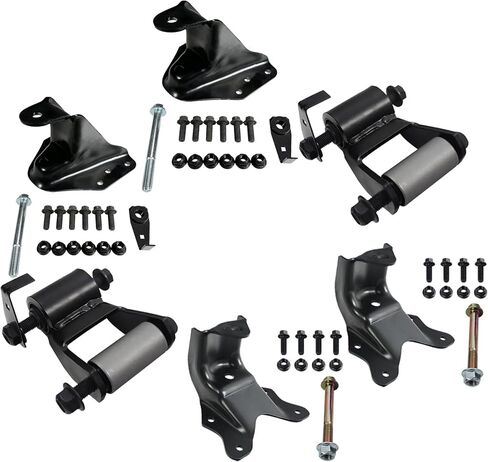 طقم إصلاح الشماعات والأغلال الخلفية للأمام والخلف من BST BSSP متوافق مع 1999-2007 Ford Excursion F-250 F-350 Super Duty، استبدال # 722-018 722-077 722-075 in Kuwait