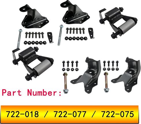طقم إصلاح الشماعات والأغلال الخلفية للأمام والخلف من BST BSSP متوافق مع 1999-2007 Ford Excursion F-250 F-350 Super Duty، استبدال # 722-018 722-077 722-075 in Kuwait