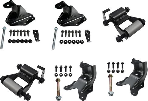 طقم إصلاح الشماعات والأغلال الخلفية للأمام والخلف من BST BSSP متوافق مع 1999-2007 Ford Excursion F-250 F-350 Super Duty، استبدال # 722-018 722-077 722-075 in Kuwait