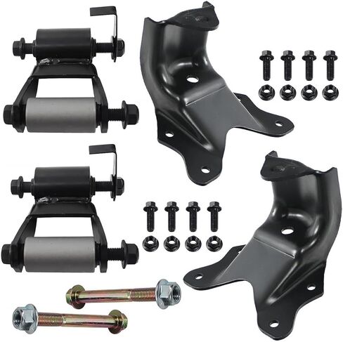 طقم إصلاح الشماعات والأغلال الخلفية للأمام والخلف من BST BSSP متوافق مع 1999-2007 Ford Excursion F-250 F-350 Super Duty، استبدال # 722-018 722-077 722-075 in Kuwait