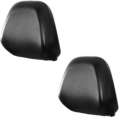 2 PCS Cars Headrest Covers, Stretch Leather Car Headrest Cover, Waterproof Full-coverage Auto Hear Rest Protector, Universal for Most Vehicles (Black #S) in Saudi Arabia