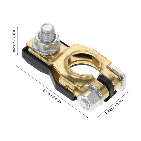 Zerodeko Battery Terminal Connectors Positive and Negative Battery Cable Clamps Protective Covers for Auto Truck and Use Minimalist Design Fit in Saudi Arabia