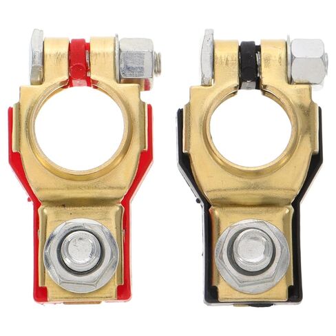 Zerodeko Battery Terminal Connectors Positive and Negative Battery Cable Clamps Protective Covers for Auto Truck and Use Minimalist Design Fit in Saudi Arabia