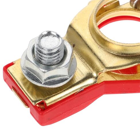 Zerodeko Battery Terminal Connectors Positive and Negative Battery Cable Clamps Protective Covers for Auto Truck and Use Minimalist Design Fit in Saudi Arabia