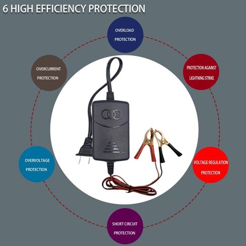 Battery Charger, 12V Charger, Smart Battery Charger, Car Battery Trickle Charger, Battery Trickle Charger Maintainer, Automatic Intelligent Battery Charger Suitable for Most Cars, Suvs in Saudi Arabia