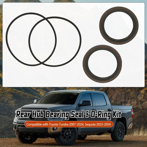 Rear Hub Bearing Seal & O-Ring Kit for Toyota Tundra 2007-2024, Sequoia 2023-2024 Replaces 90310-A0004, 90310-63001, 90301-A0015 | OEM Replacement Seal Kit in Saudi Arabia