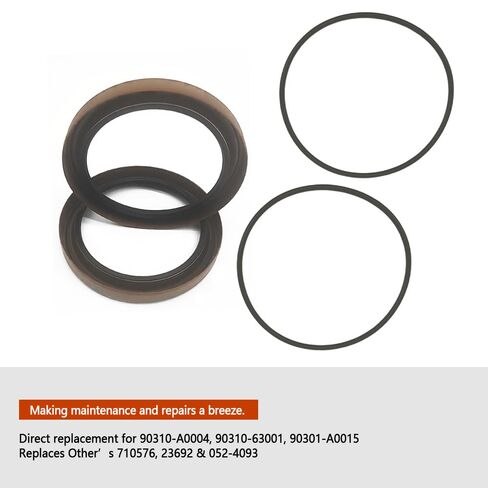 Rear Hub Bearing Seal & O-Ring Kit for Toyota Tundra 2007-2024, Sequoia 2023-2024 Replaces 90310-A0004, 90310-63001, 90301-A0015 | OEM Replacement Seal Kit in Saudi Arabia