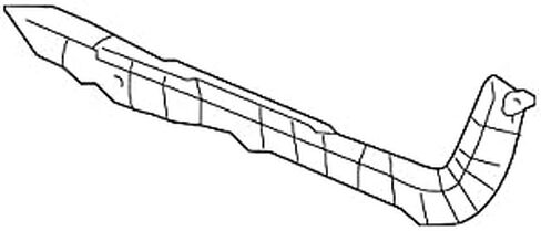 سوبارو 2010-2014 ليجاسي المصد الخلفي الجانب الأيمن قوس علوي جديد 57707AJ30A أصلي OEM in Kuwait